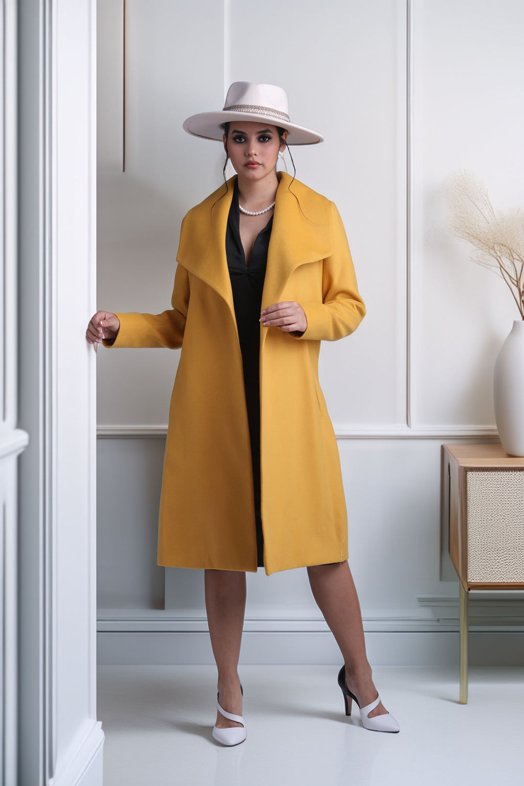 ABRIGO CIARA - BABY ALPACA - LUCUMA