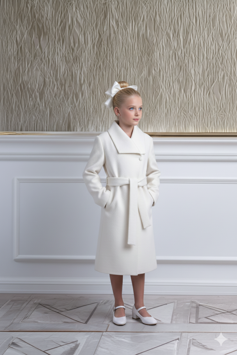 ABRIGO CIARA KITS - BABY ALPACA - IVORY