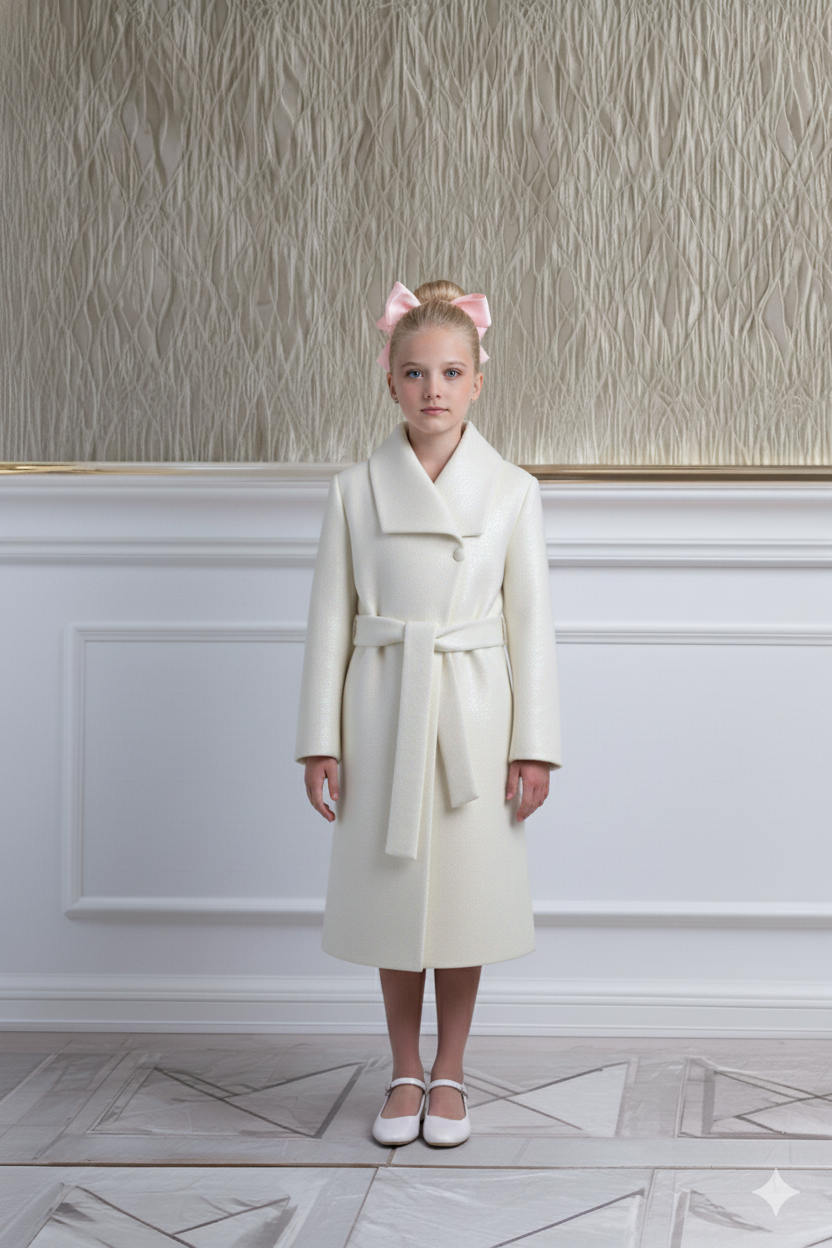 ABRIGO CIARA KITS - BABY ALPACA - IVORY