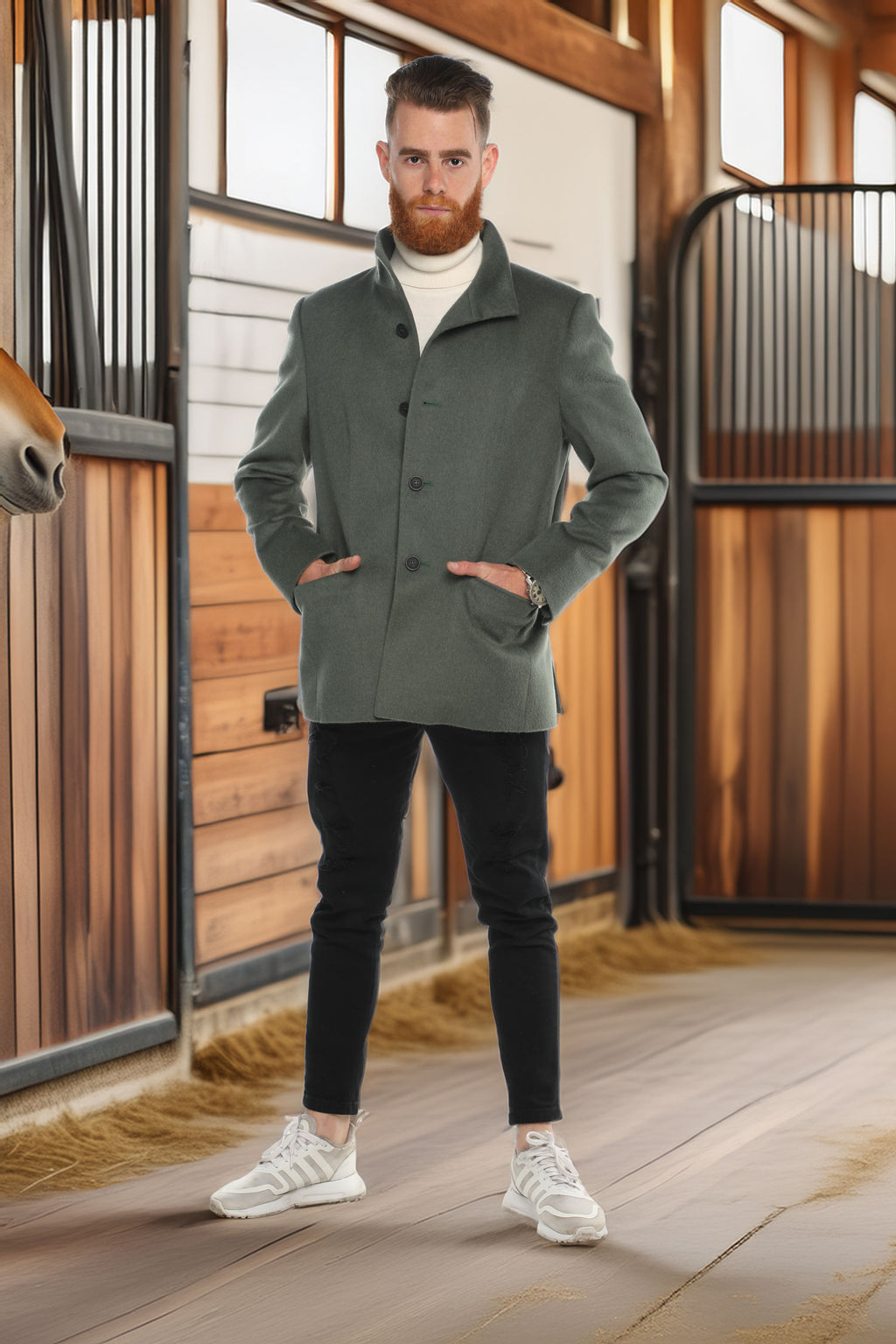 SACO LOUIS - BABY ALPACA