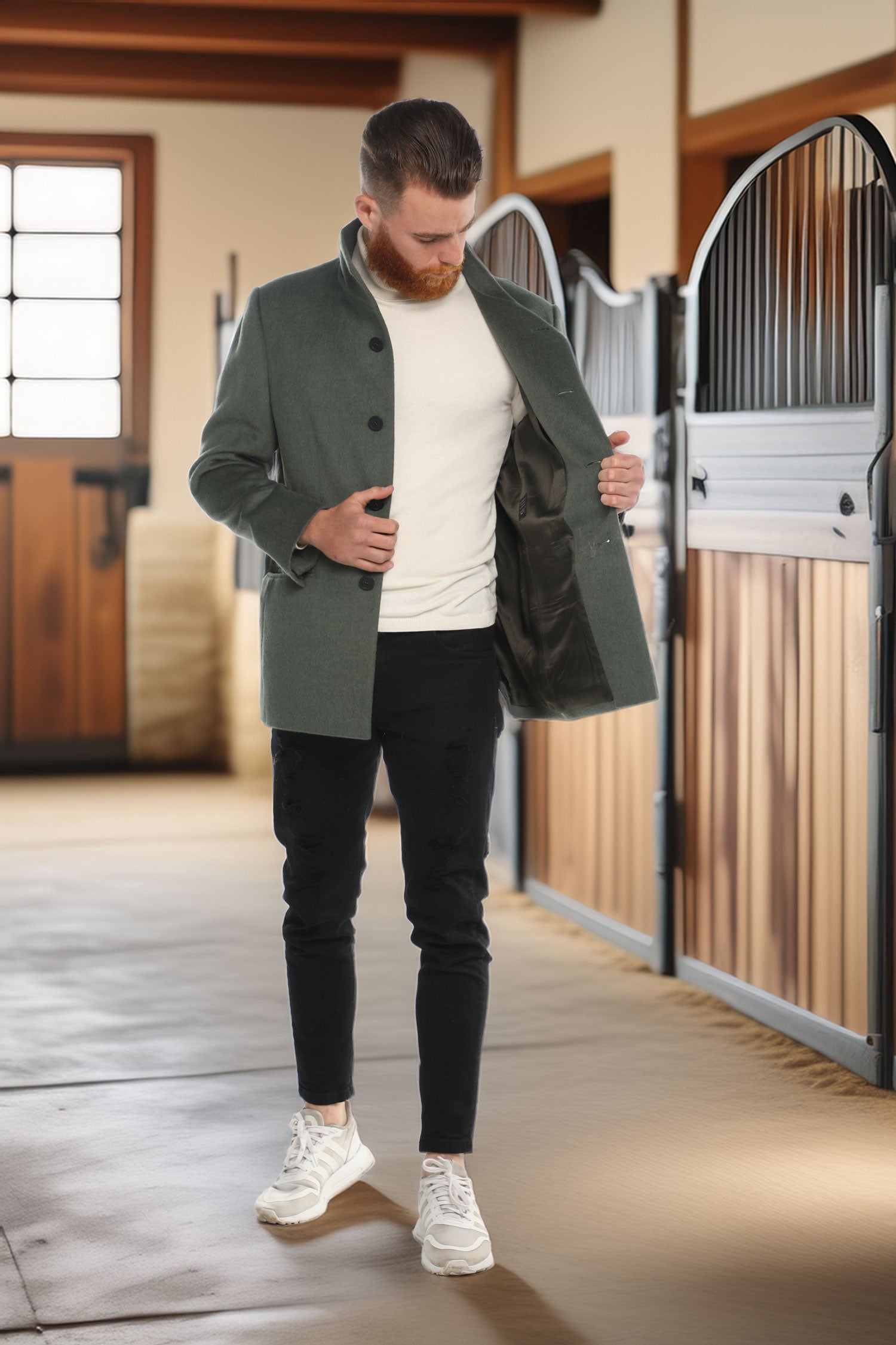 SACO LOUIS - BABY ALPACA